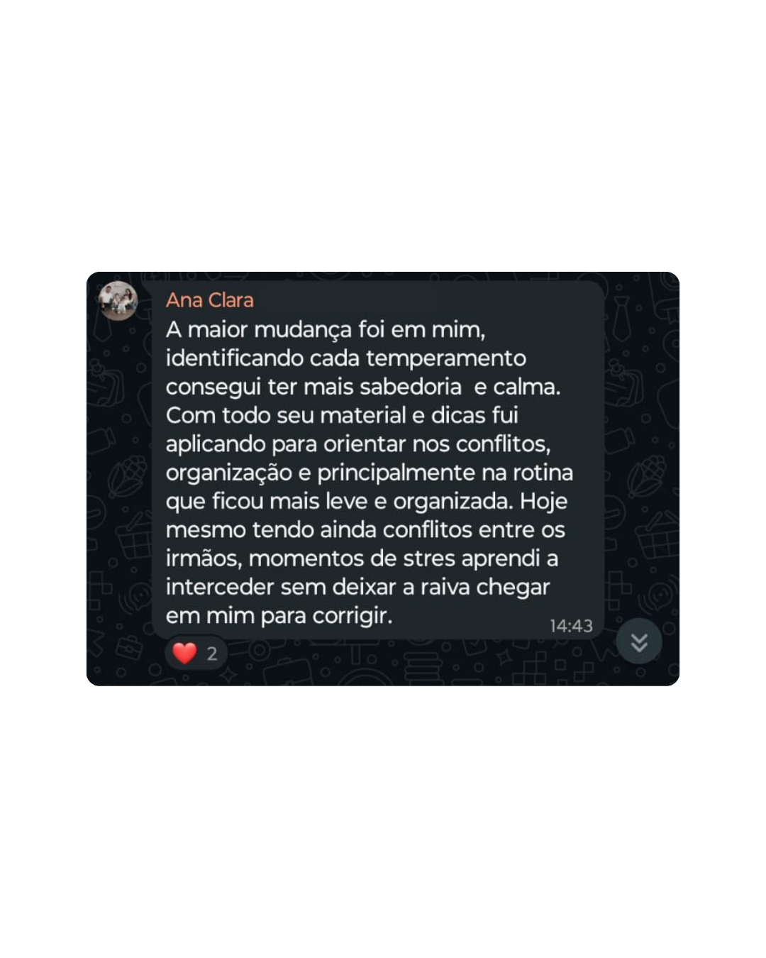 Depoimento Ana Clara