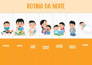 Rotina da noite