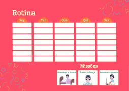 Rotina semanal