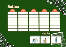 Rotina semanal verde